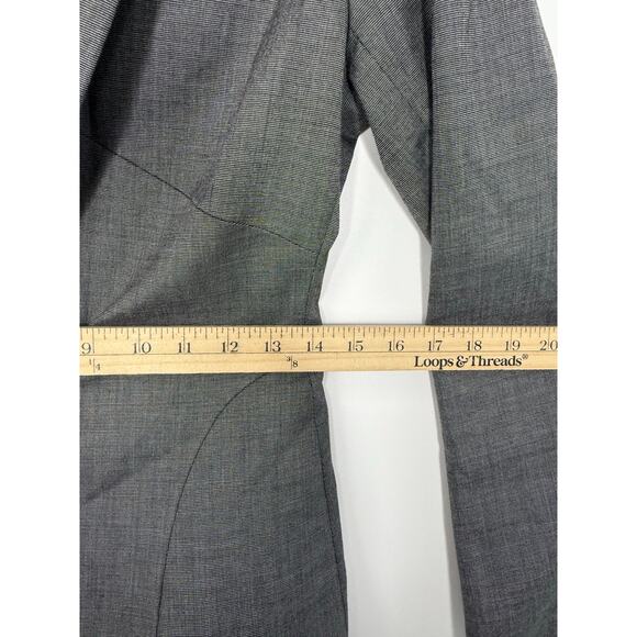 REISS Grey Suit Blazer Women’s 6 Tailored Single Breasted Careerwear - Picture 7 of 11
